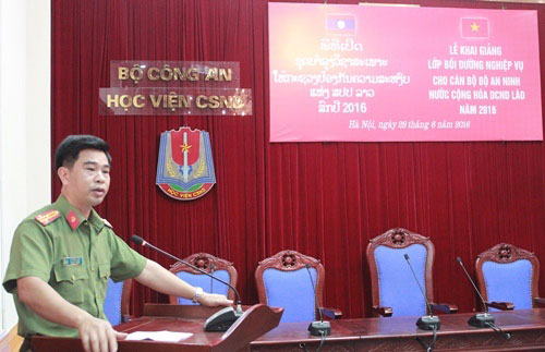 Khai giảng lớp Bồi dưỡng nghiệp vụ cho cán bộ Bộ Ev88 3676 link không bị chặn Lào năm 2016